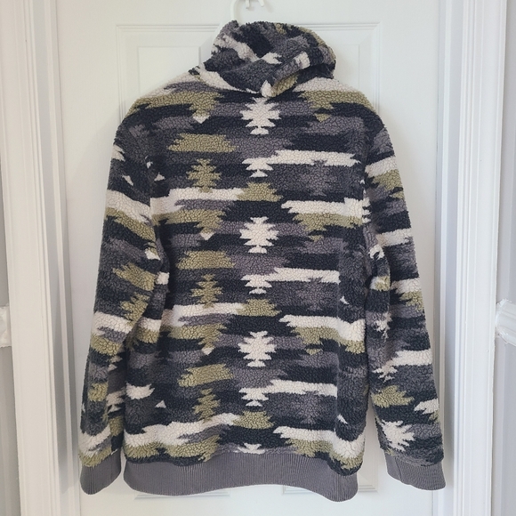 Upwest Reversable Men's Sherpa Jacket - Size Large - Picture 3 of 5